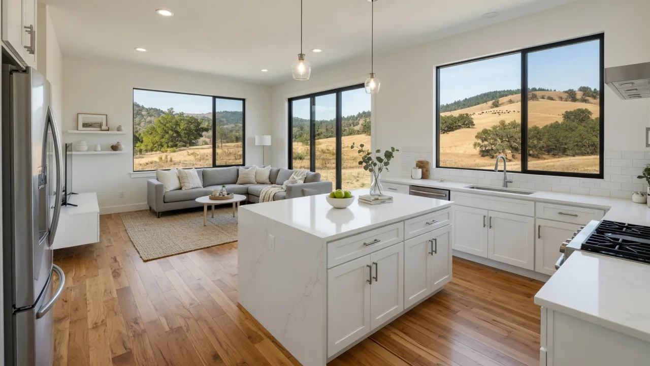 New construction homes in Southern Oregon's Rogue Valley with mountain views