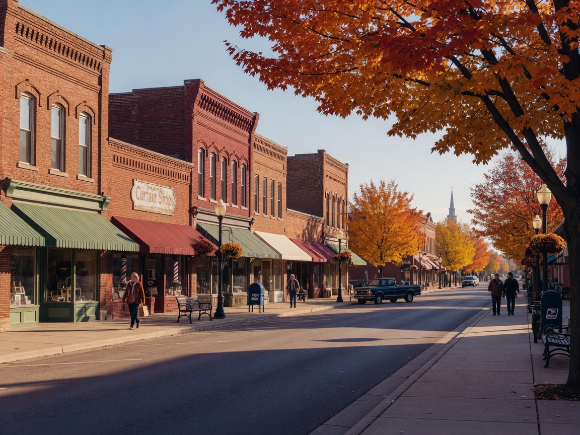 Historic downtown Owosso, Shiawassee County