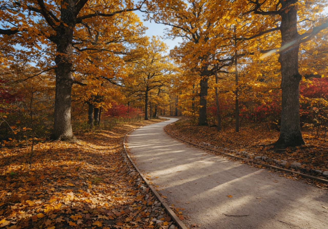 Community scene in Holly, Michigan