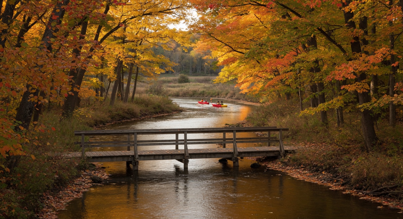 Community scene in Owosso, Michigan