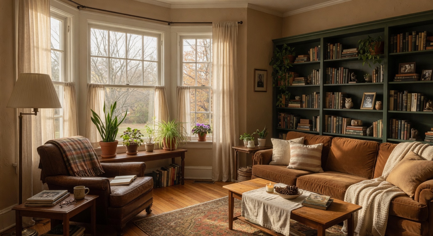 A warm, inviting Michigan home interior
