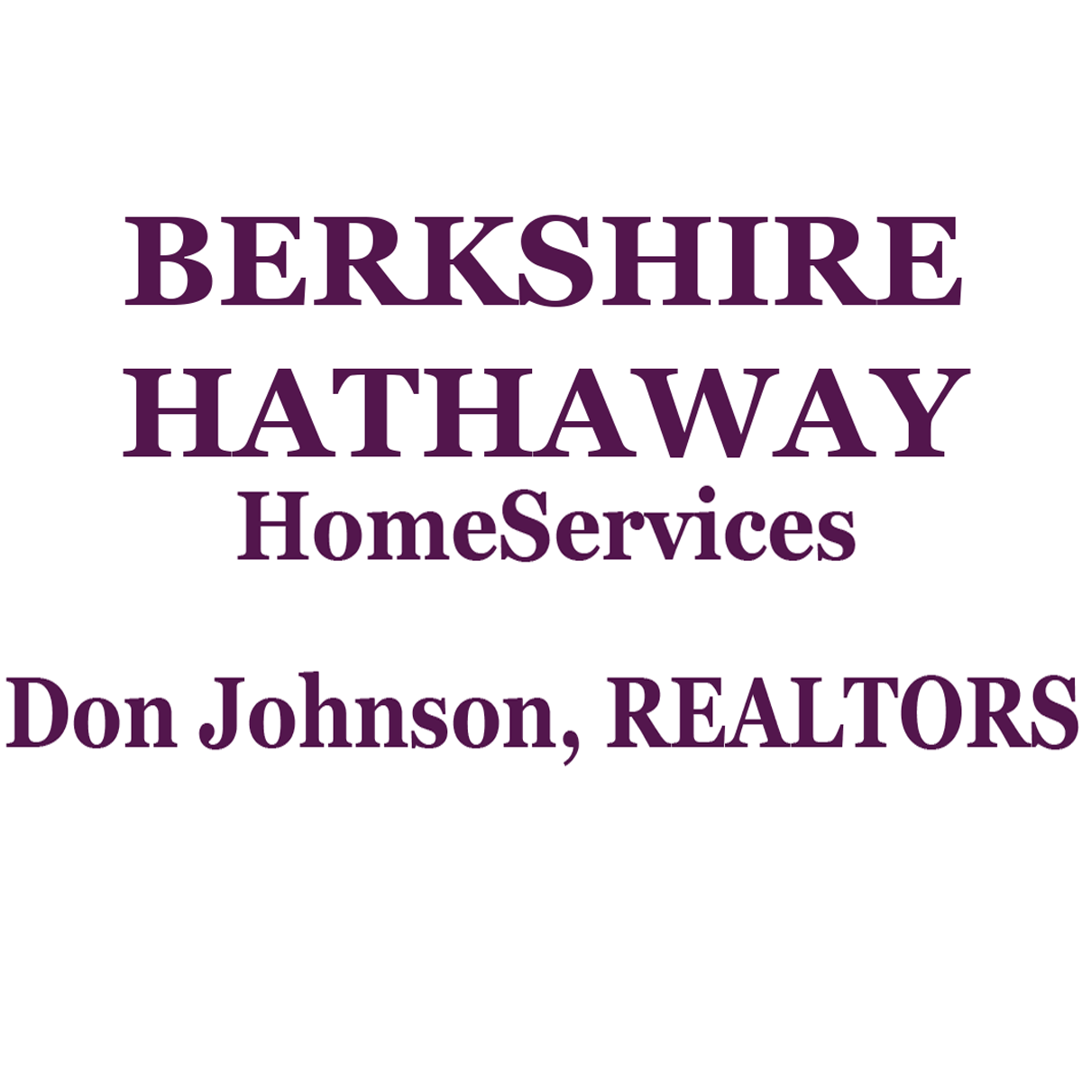 Berkshire Hathaway HomeServices Don Johnson, REALTORS logo
