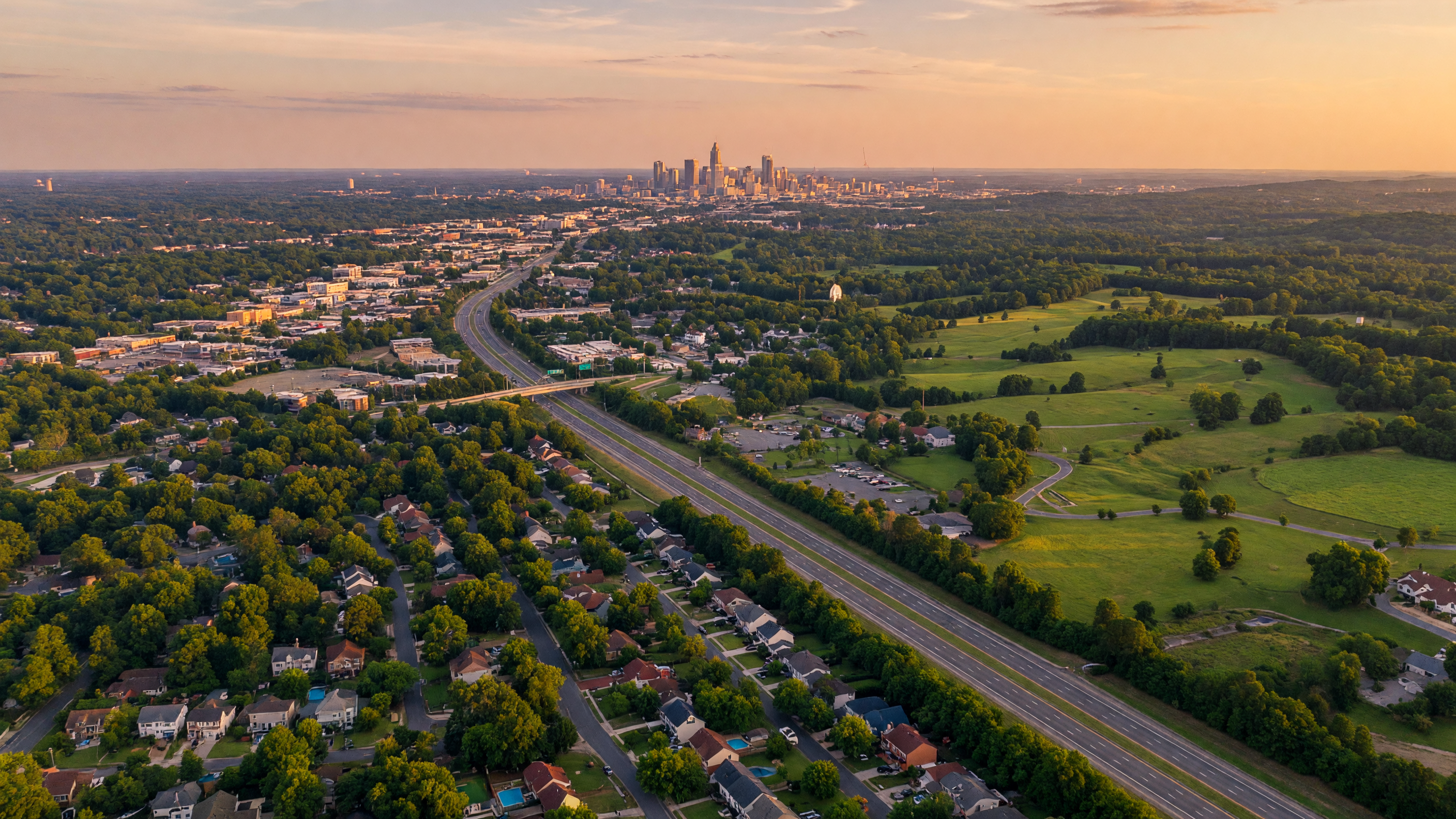 Charlotte metro area lifestyle spanning NC and SC