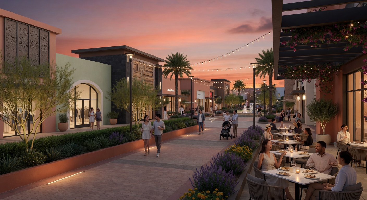 Downtown Summerlin — open-air dining, retail, and entertainment just ten minutes away.