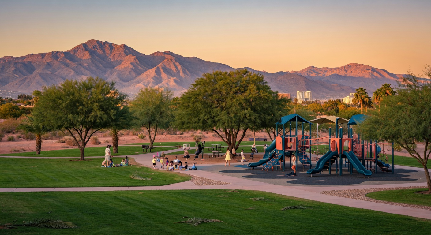 Red Rock Canyon National Conservation Area — world-class hiking and scenic drives within reach.