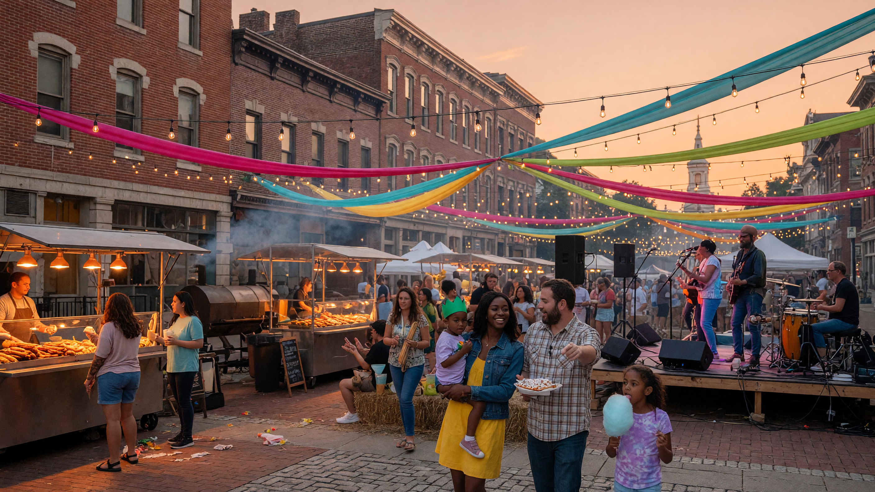 Community celebration at Musikfest in Bethlehem, PA
