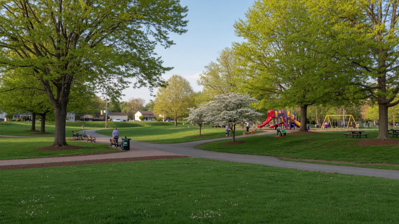 Trexler Memorial Park in Whitehall Township — walking trails and green space