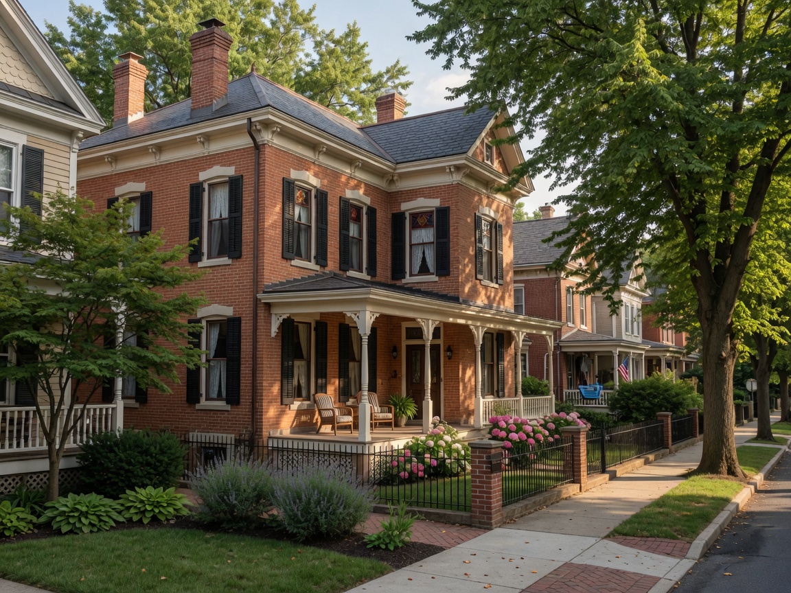 135 E Wall St, Bethlehem PA 18018 — Victorian townhouse with brick facade on a tree-lined street