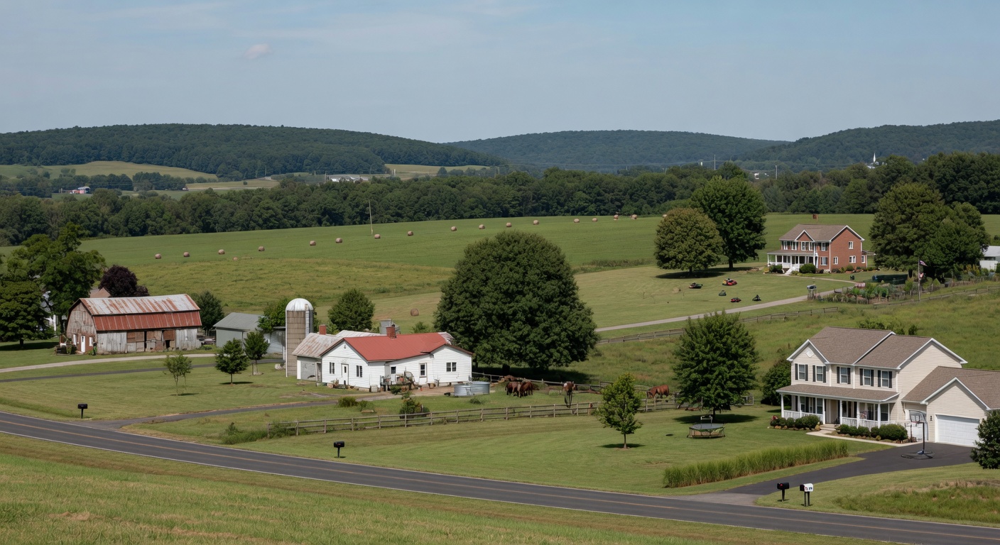 Rural landscapes of Northwestern Lehigh Pennsylvania