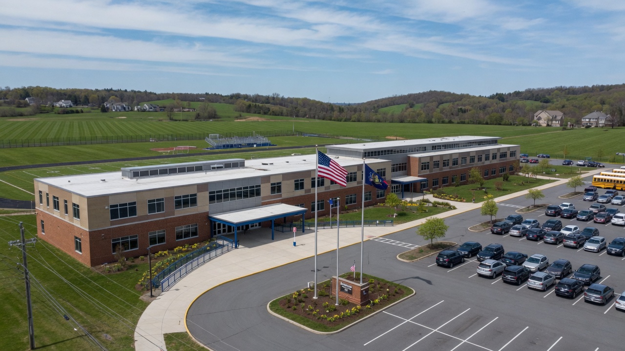 Northampton Area School District campus in Northampton, Pennsylvania