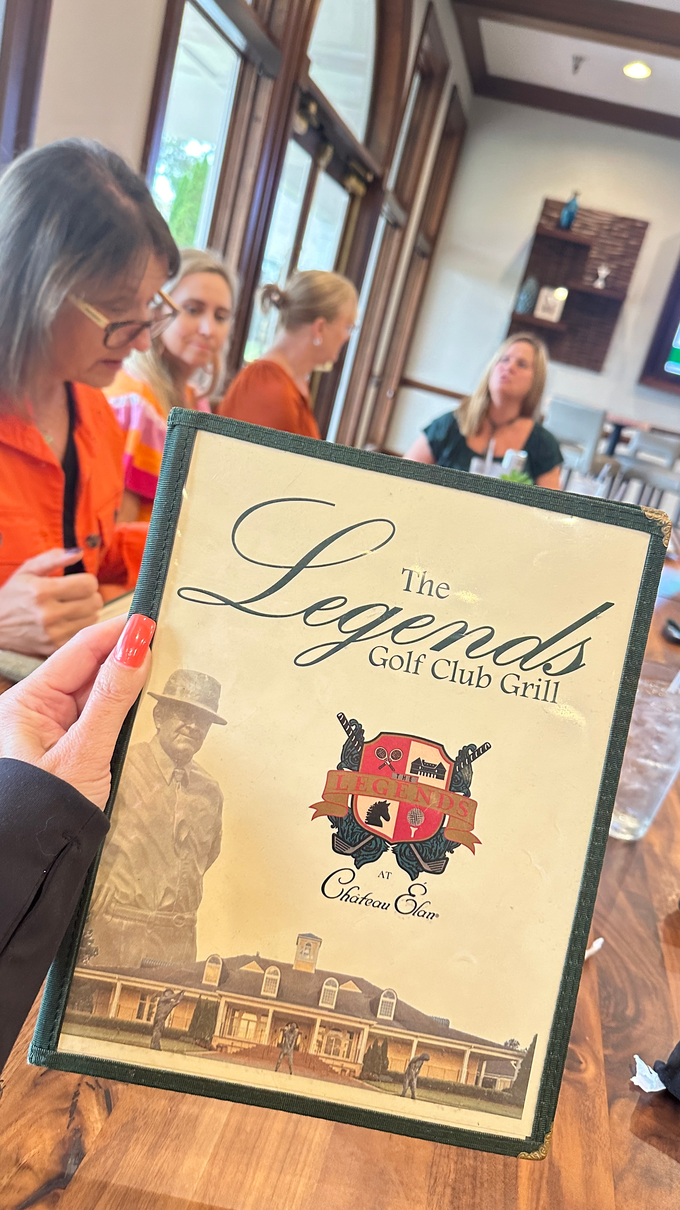 Legends Golf Club Grill menu at Château Élan Braselton Georgia