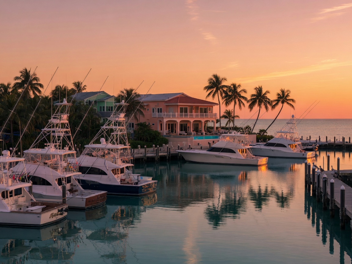 Tavernier waterfront community in the Florida Keys