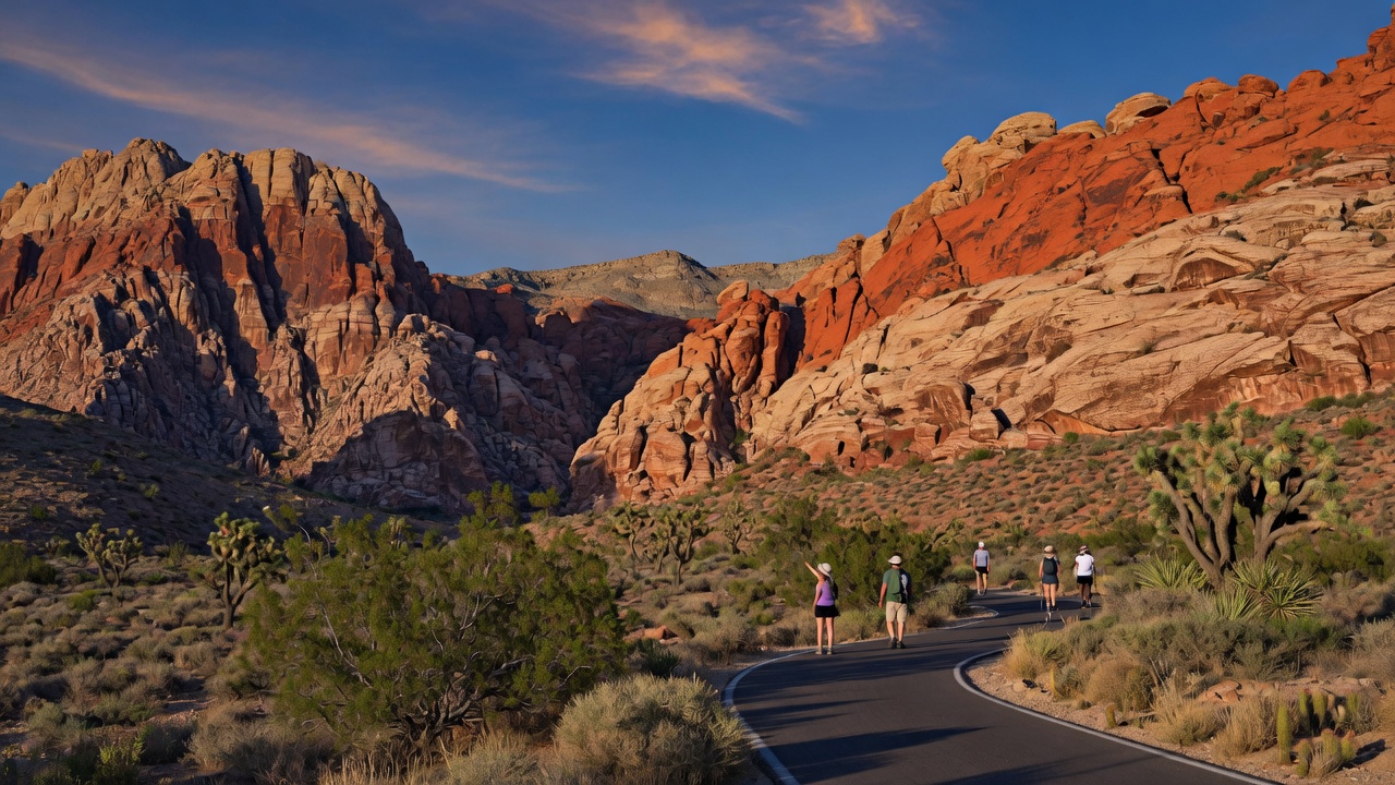 Red Rock Canyon near Summerlin, Las Vegas — stunning desert landscapes