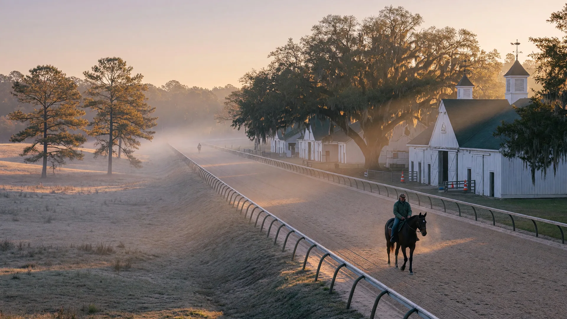 Photo: The Aiken Training Track: A Century of Thoroughbred Champions in Horse Country — Aiken SC horse property