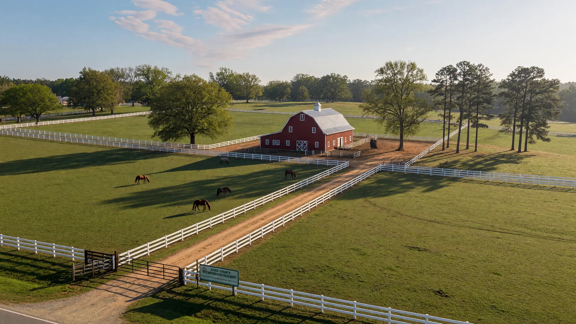 Photo: Preserving Aiken's Horse Country: Conservation, Land Trusts, and the Future of Equestrian Properties — Aiken SC horse property