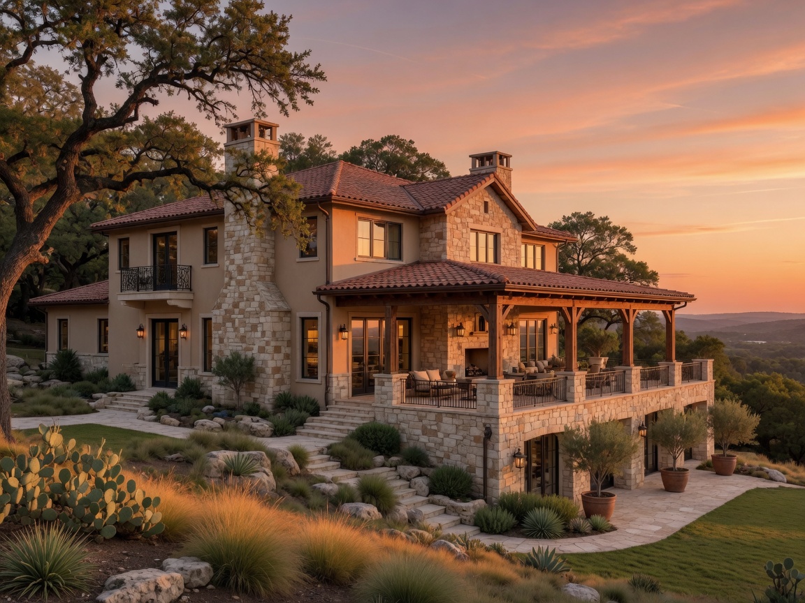 Aerial view of a waterfront home on Canyon Lake with surrounding Hill Country terrain