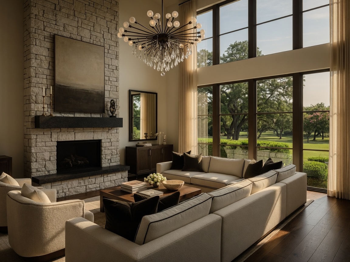 Luxury home interior in Collin County