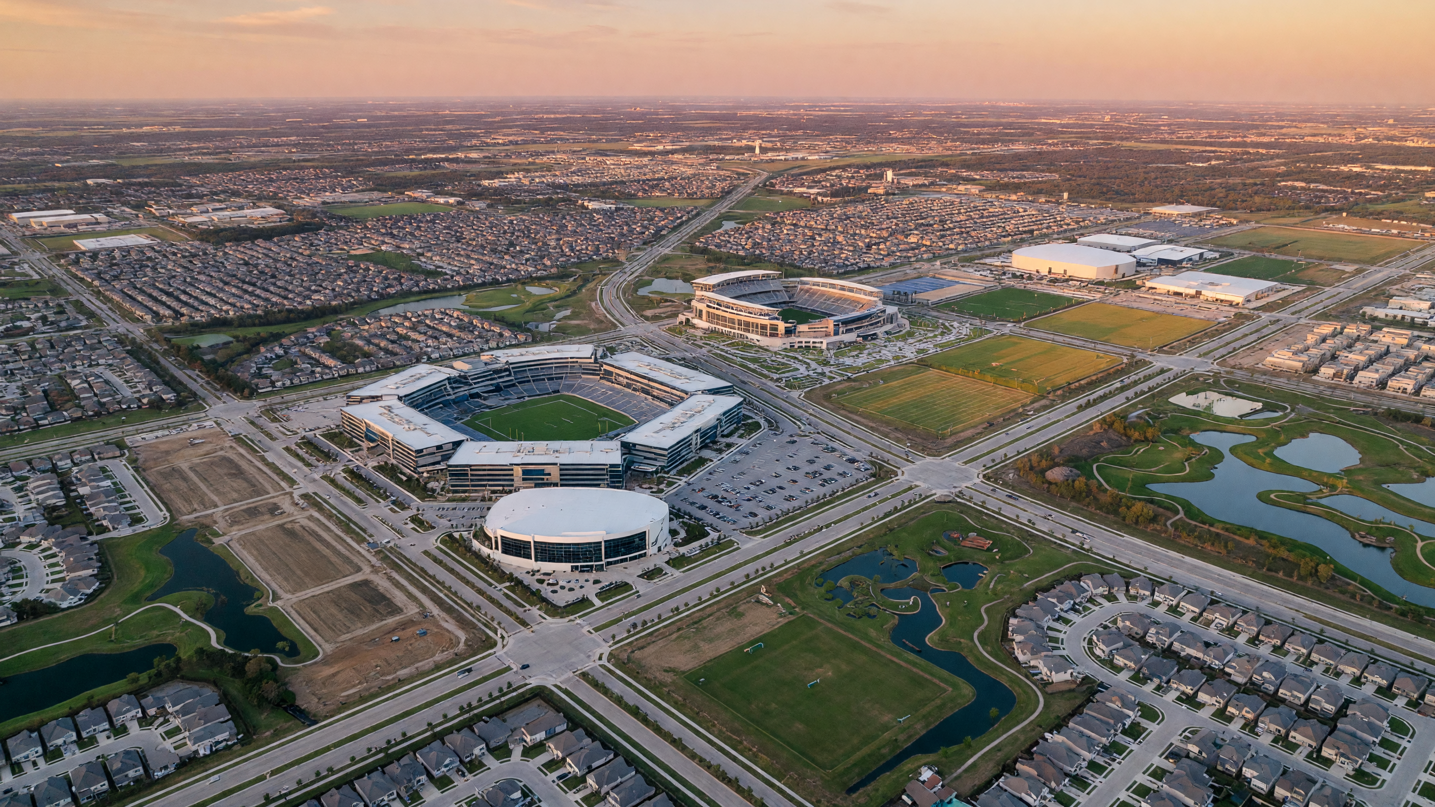 Frisco Texas The Star Dallas Cowboys headquarters and sports district