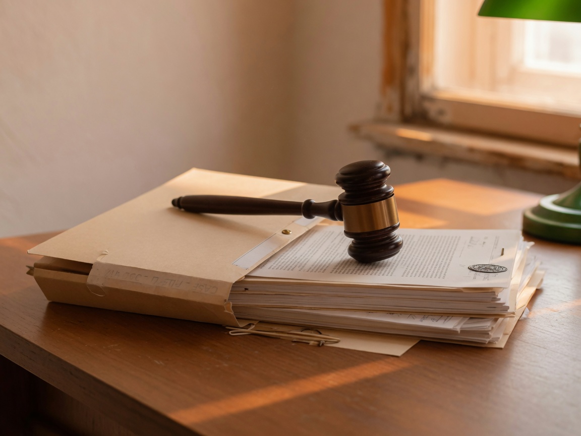 Legal documents and gavel representing the probate process