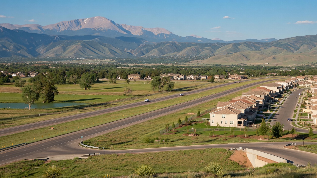 Fountain, Colorado — a growing community south of Colorado Springs with new construction and mountain views
