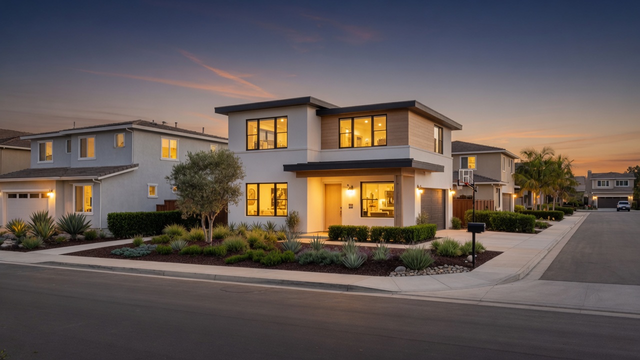 San Diego suburban residential neighborhood