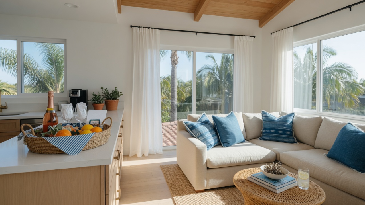 San Diego coastal vacation rental neighborhood overlooking the Pacific Ocean