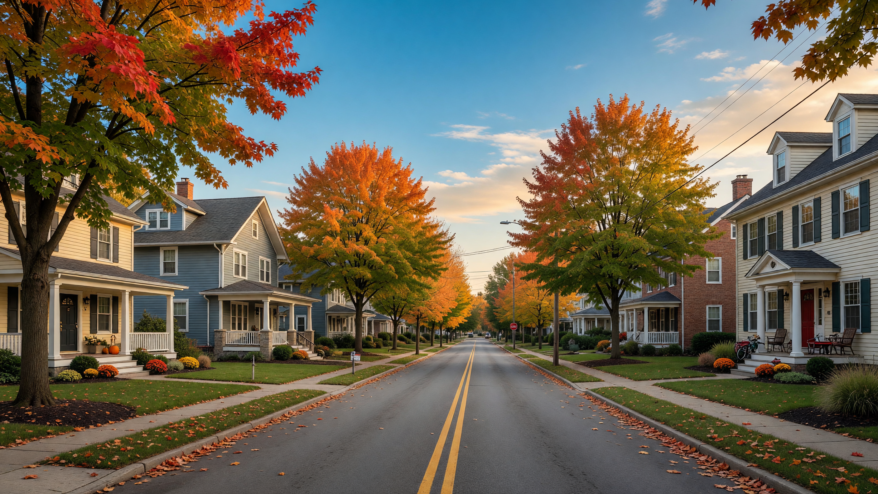 Charming downtown Medina, Ohio with historic brick buildings and community atmosphere