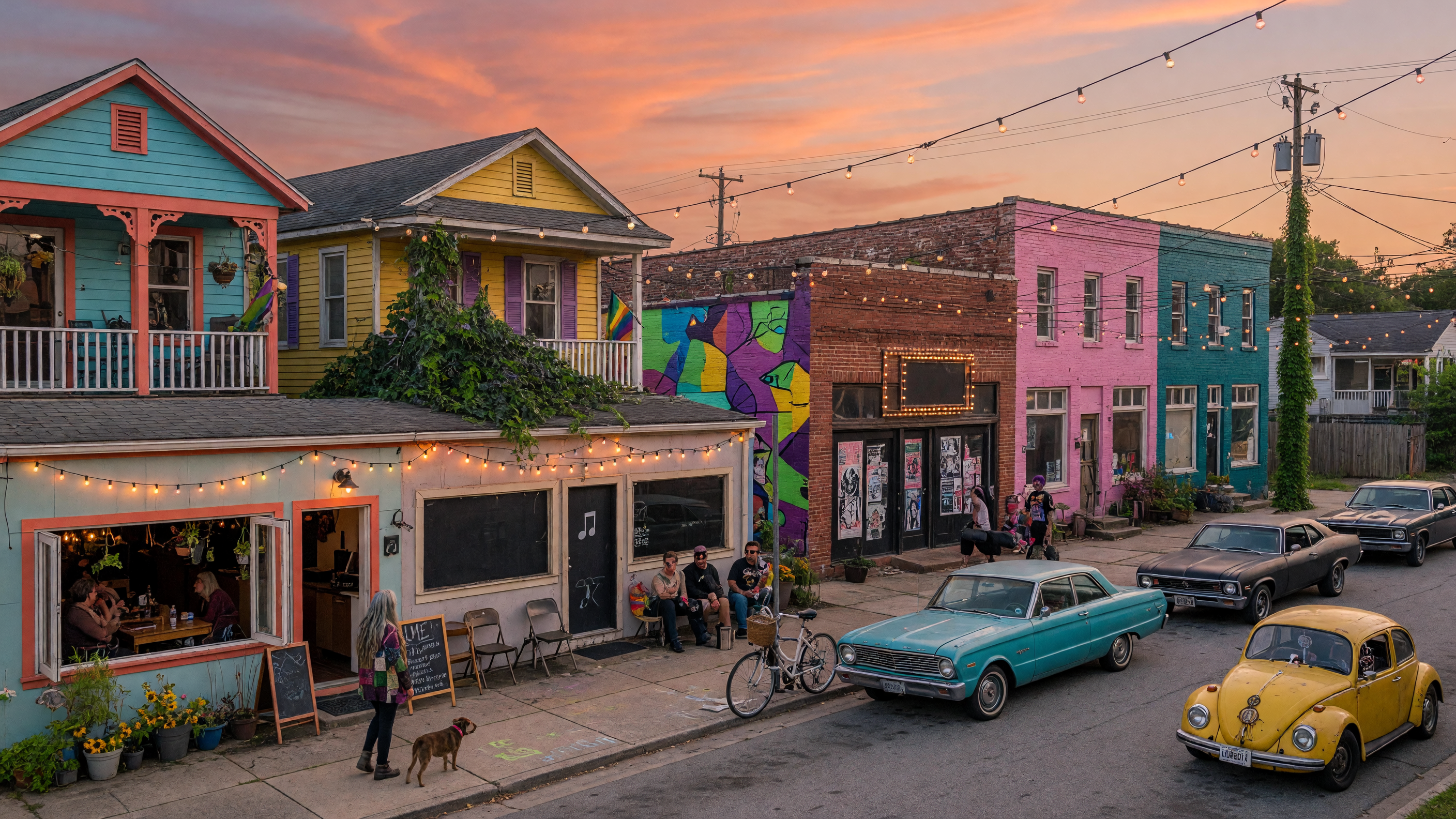 East Atlanta Village neighborhood