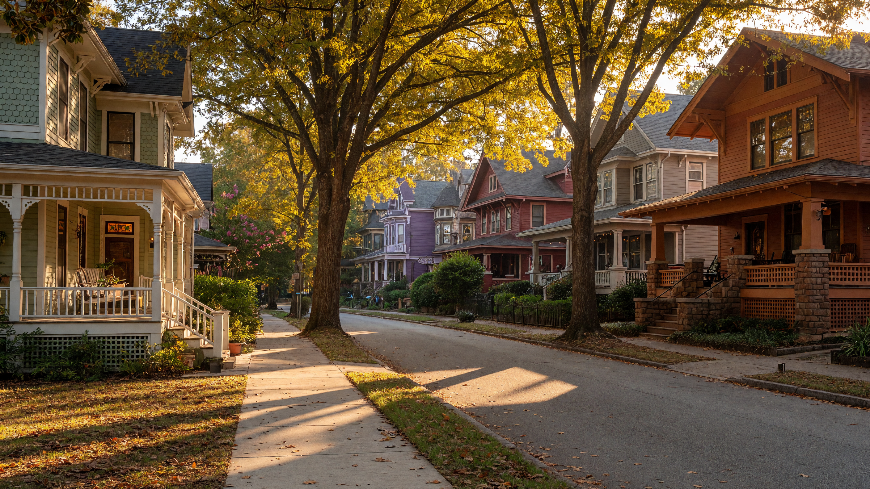 Freedom Park in Atlanta with wide greenways and walking paths