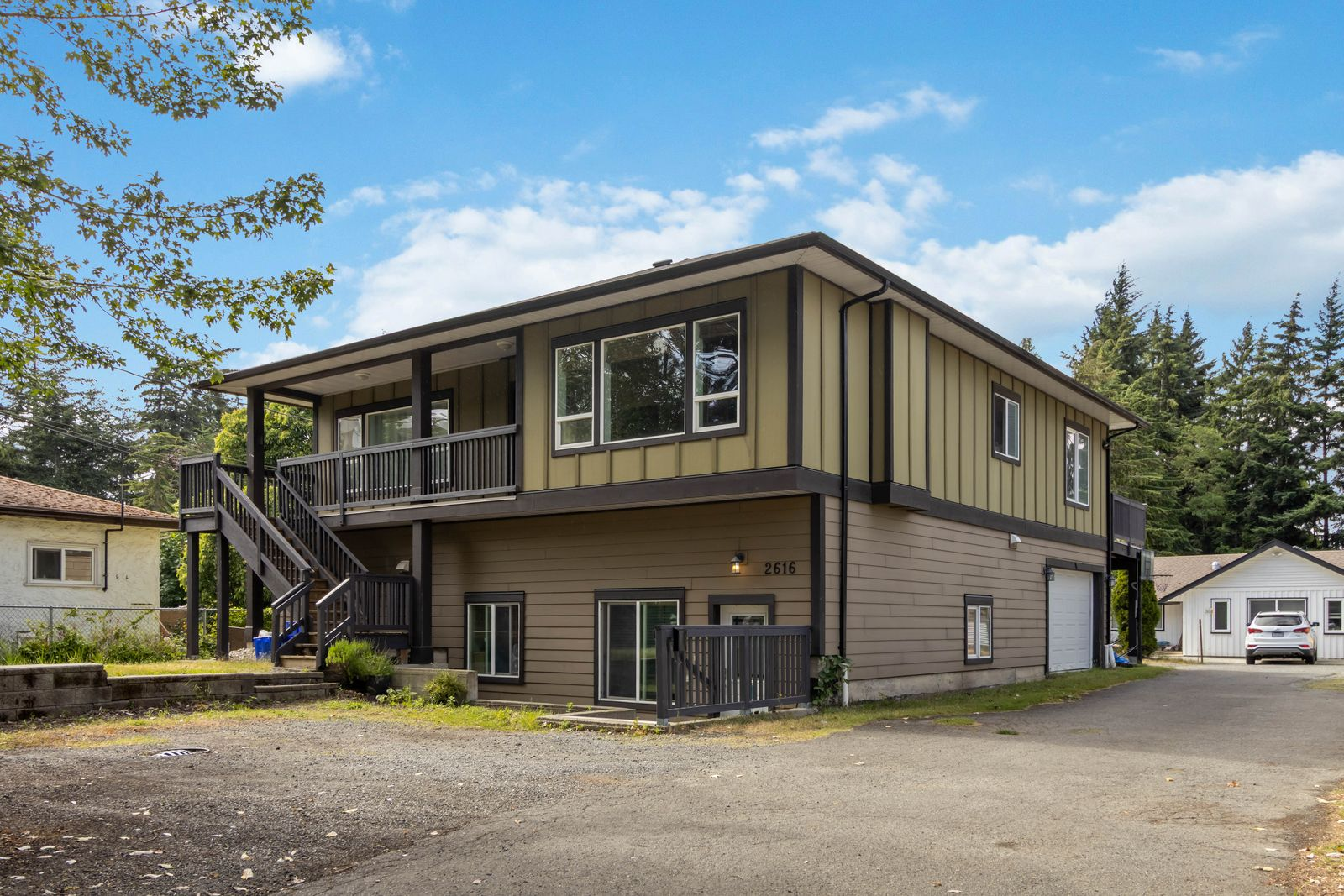 Exterior front view of 2616 Sooke Road in Langford, BC