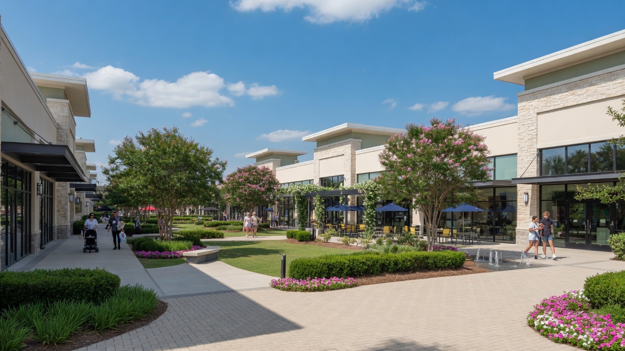 The Village at Sandhill shopping center in Northeast Columbia, South Carolina