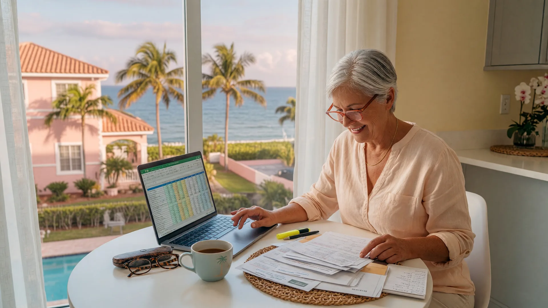 Downsizing housing options for retirees in Palm Beach County, Florida.