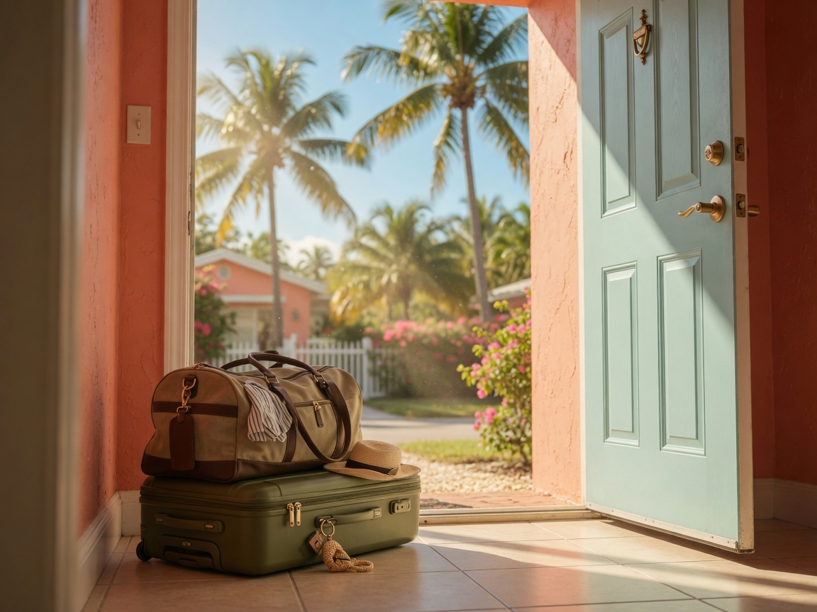 Affordable Florida villa with tropical landscaping