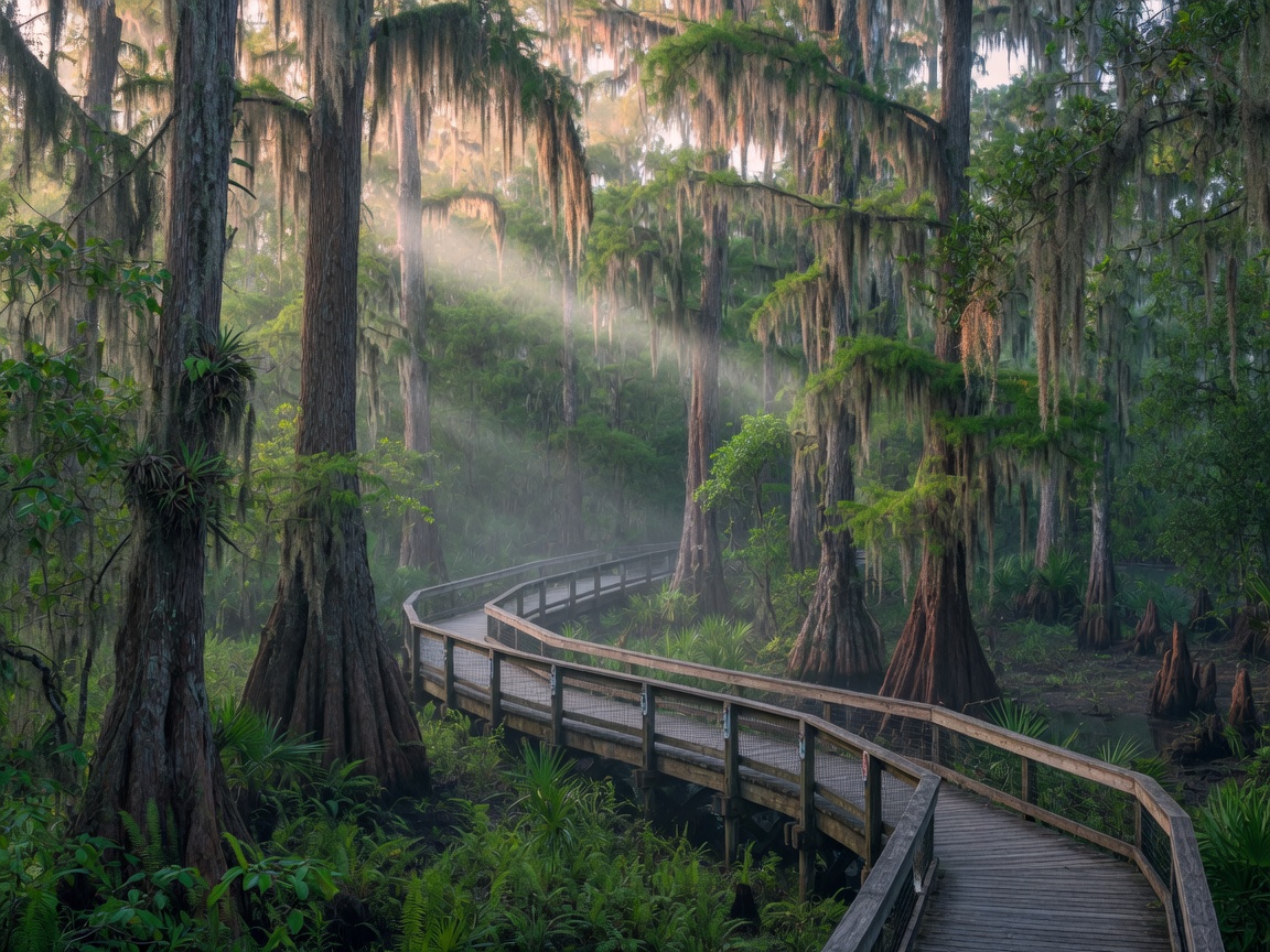 Highlands Hammock State Park boardwalk trail