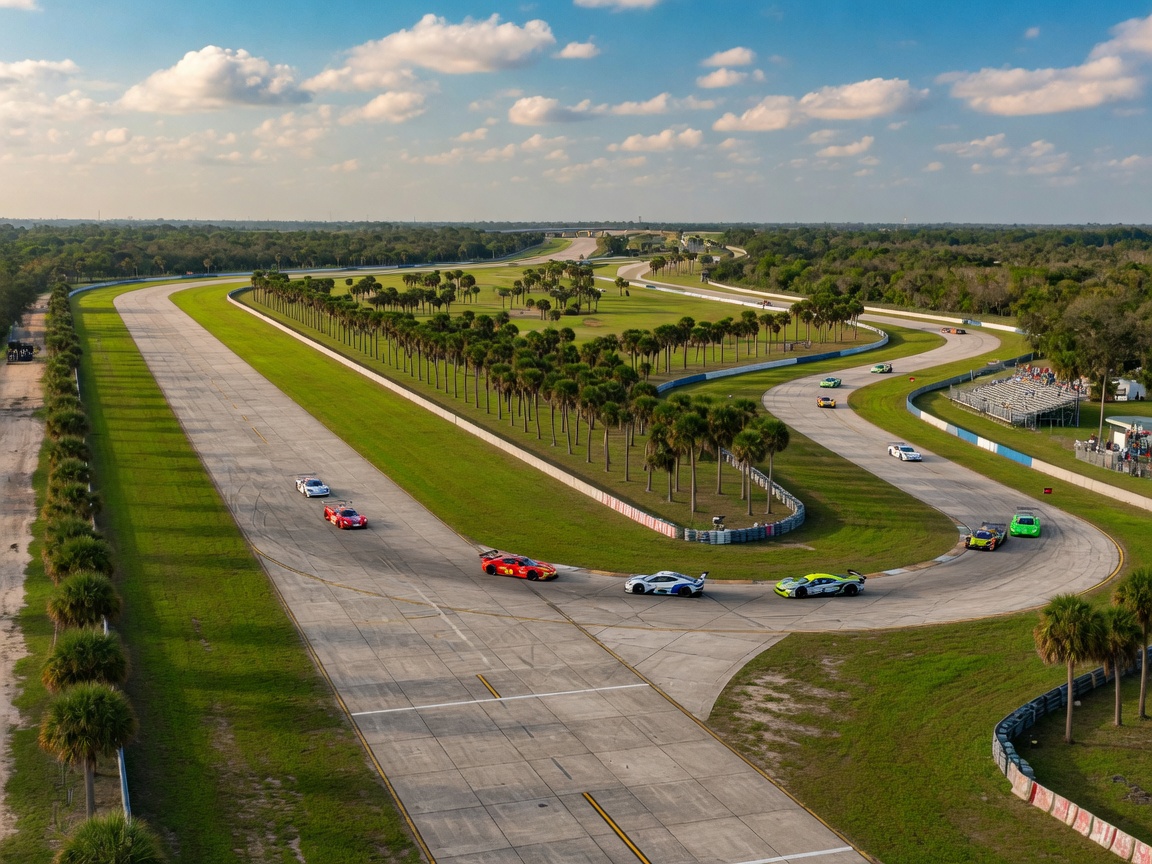 Sebring International Race Track aerial view