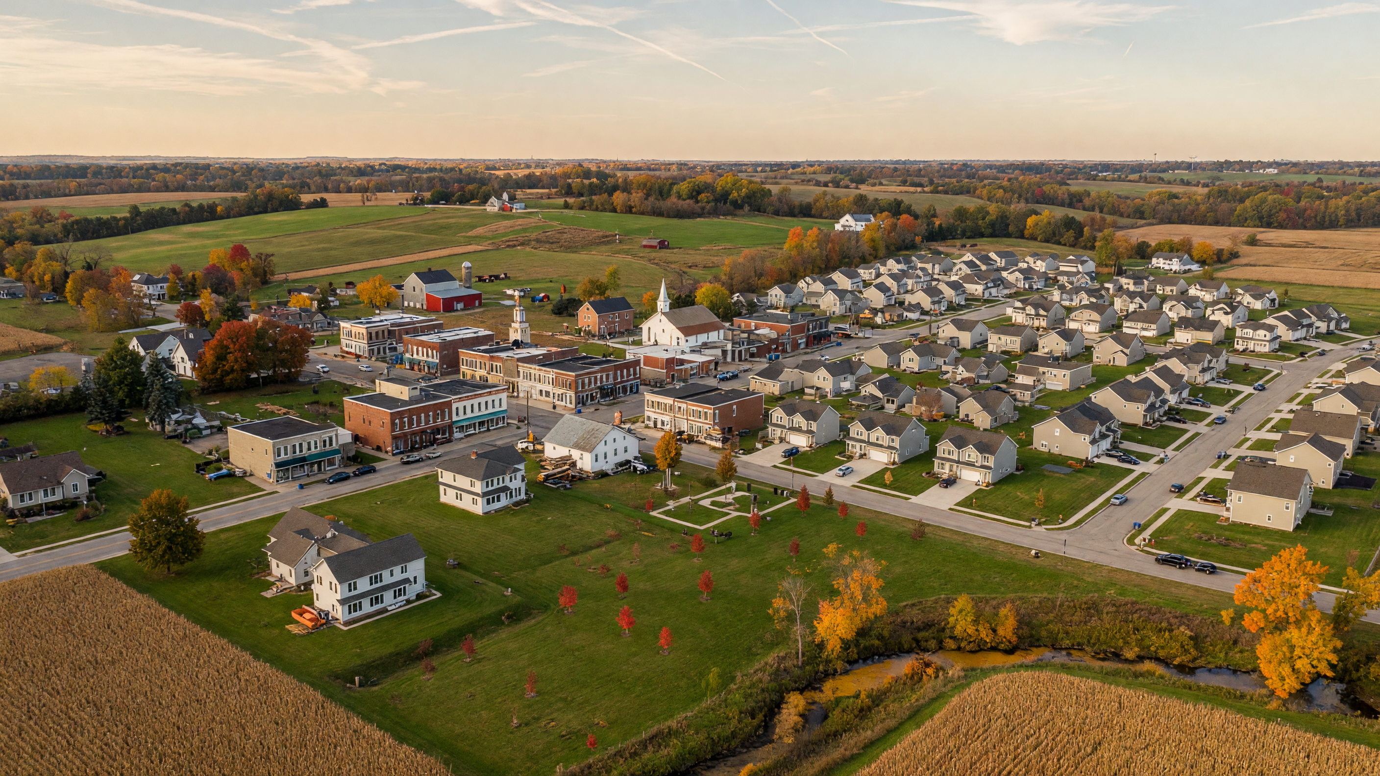 Springboro neighborhood in the Dayton Ohio area