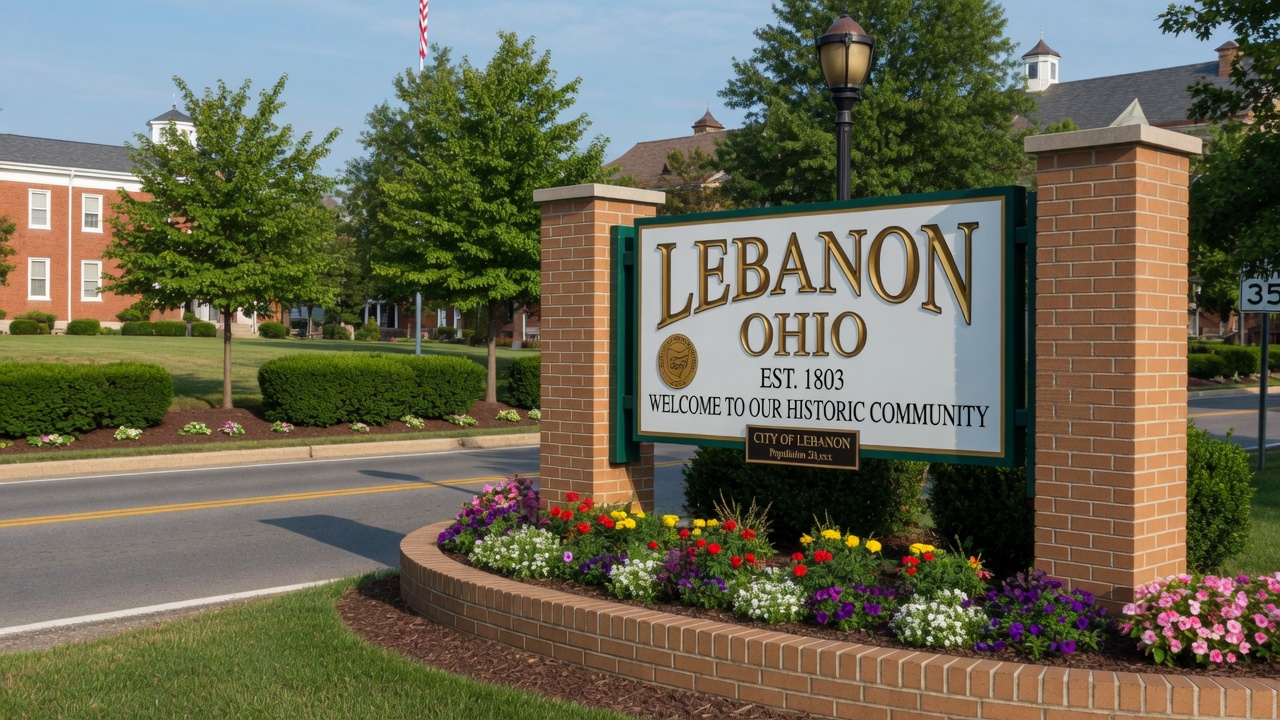 Lebanon neighborhood in the Dayton Ohio area
