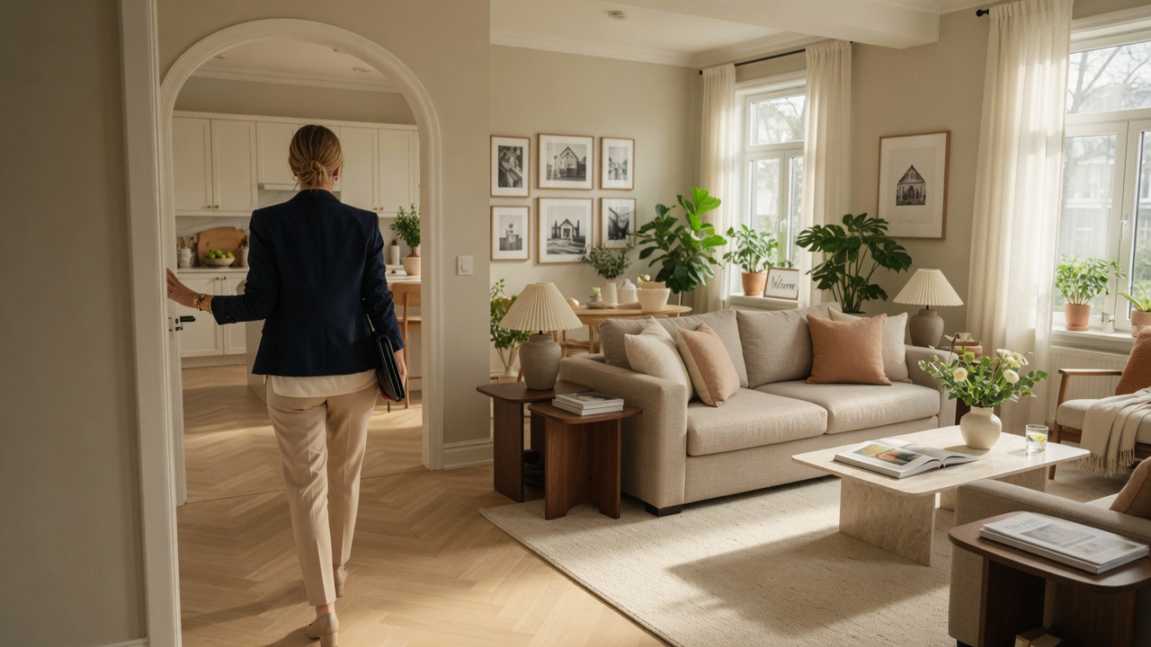 Calculator and paperwork on a desk during the home buying process