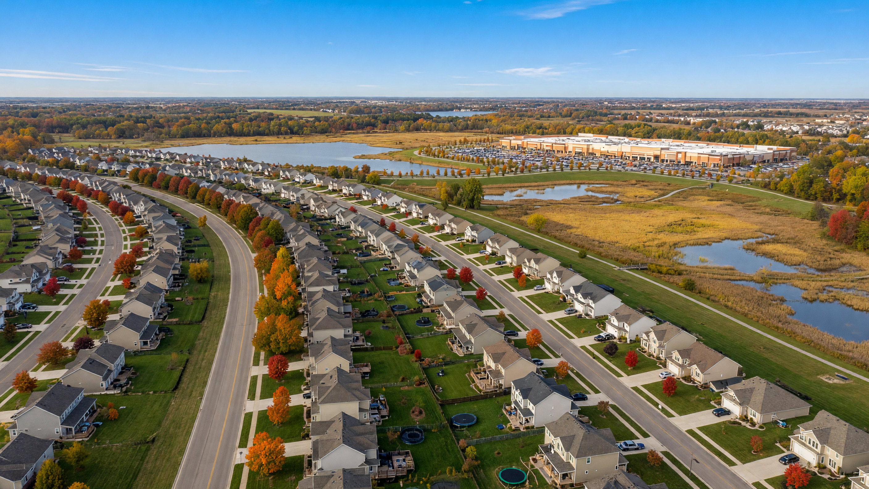Huber Heights neighborhood in the Dayton Ohio area
