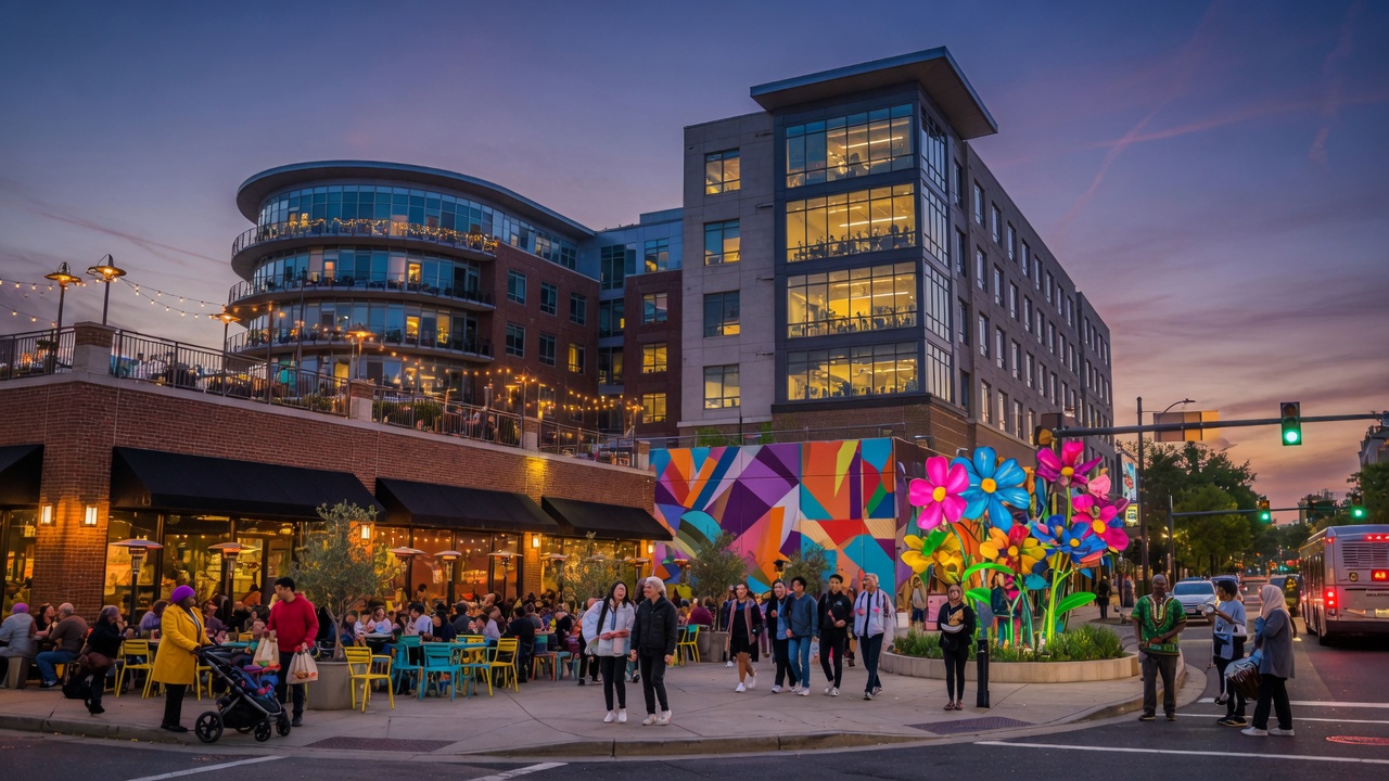 Downtown Silver Spring Maryland