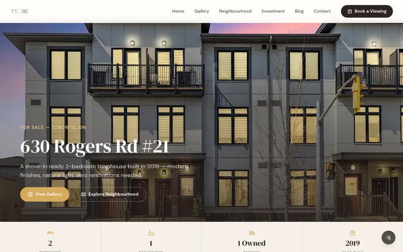 630 Rogers Rd #21, Toronto — Main-Floor Townhouse