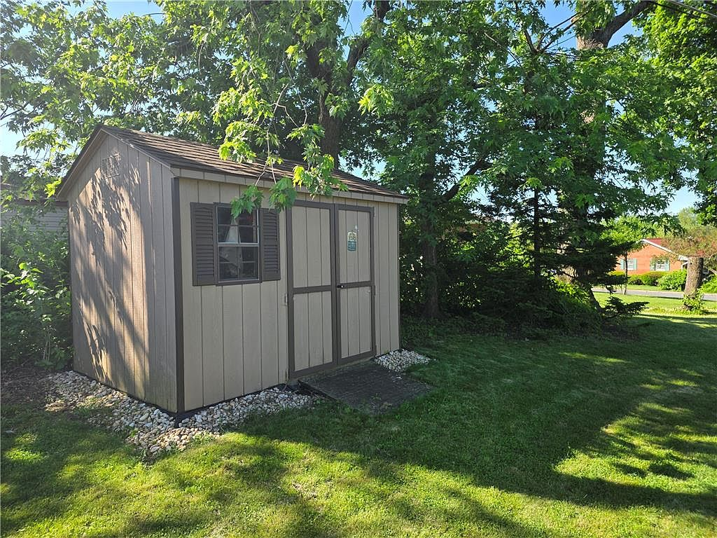 Backyard storage shed