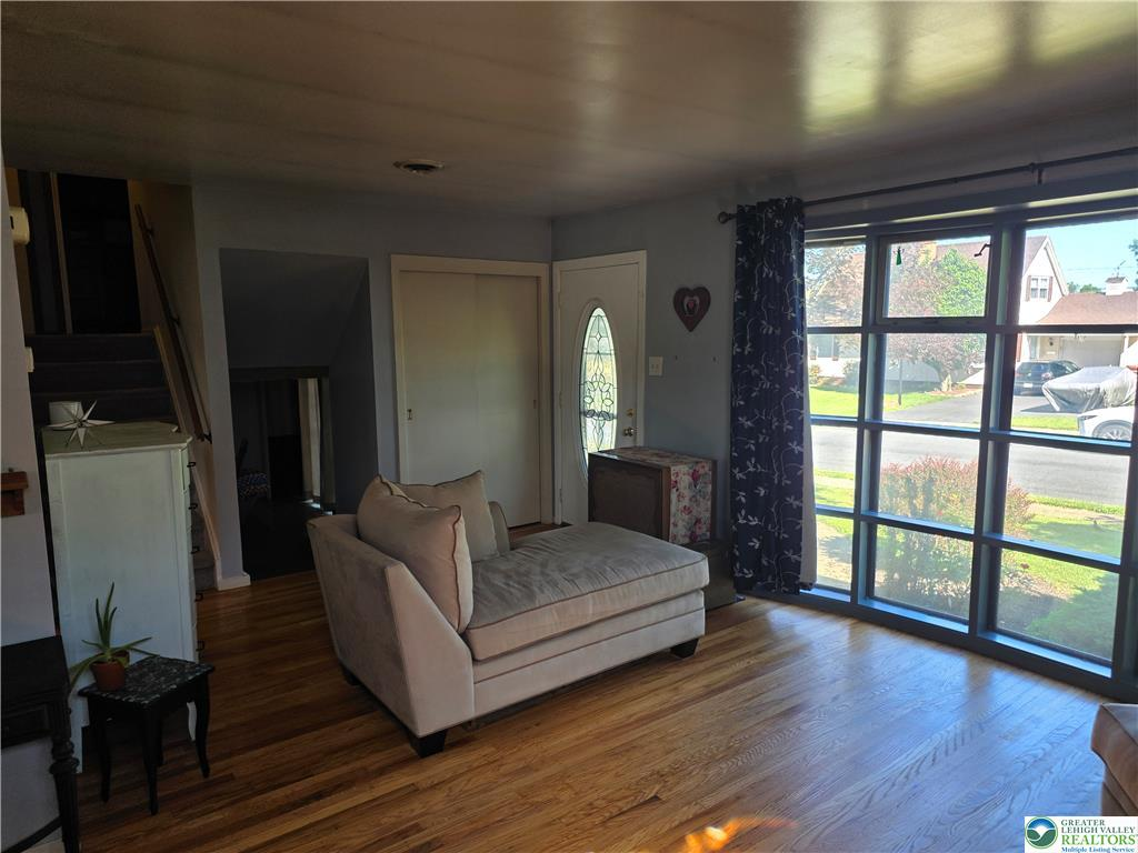 Living room wide-angle with oversized windows