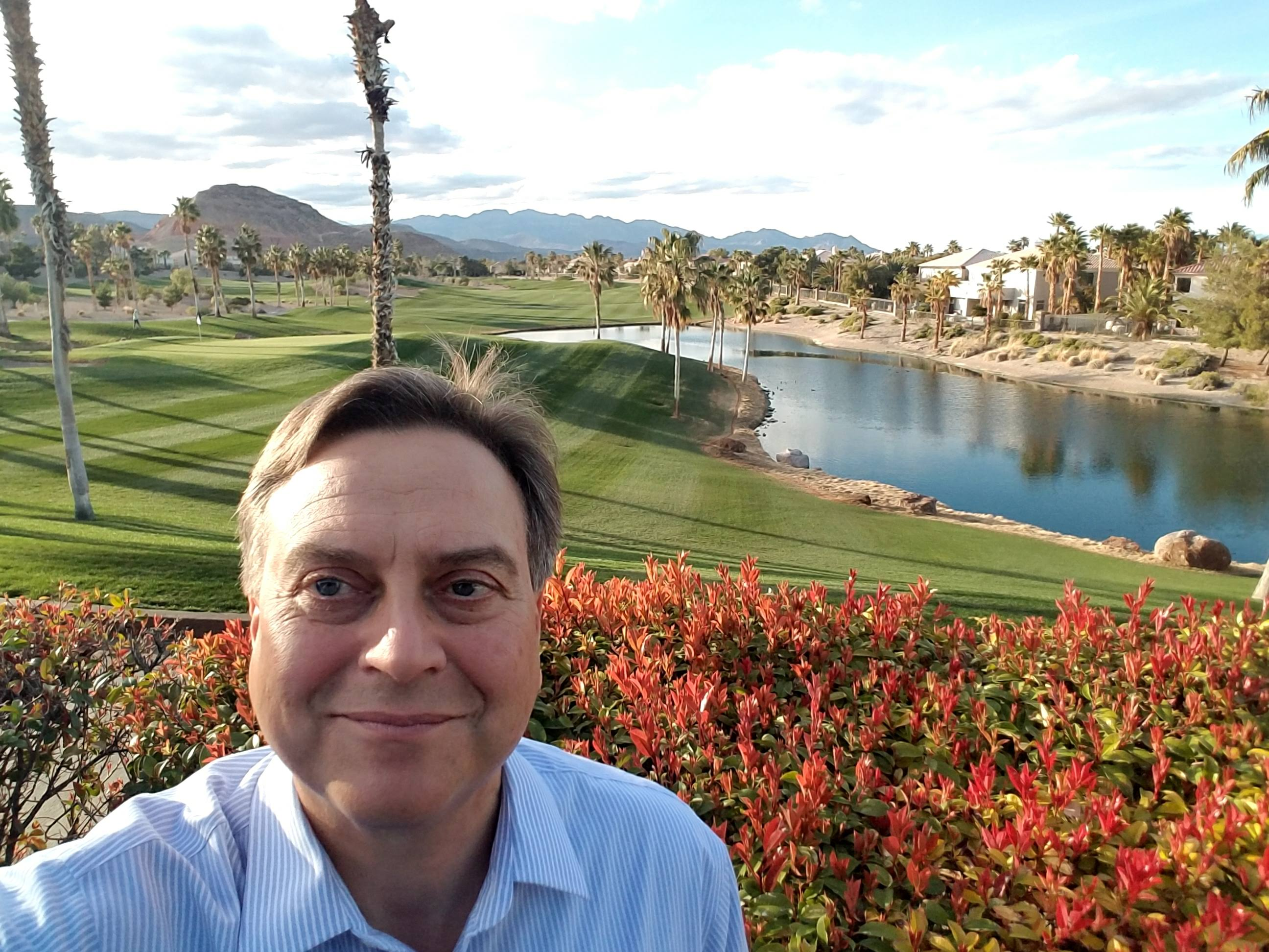 Scenic golf course view at Rhodes Ranch
