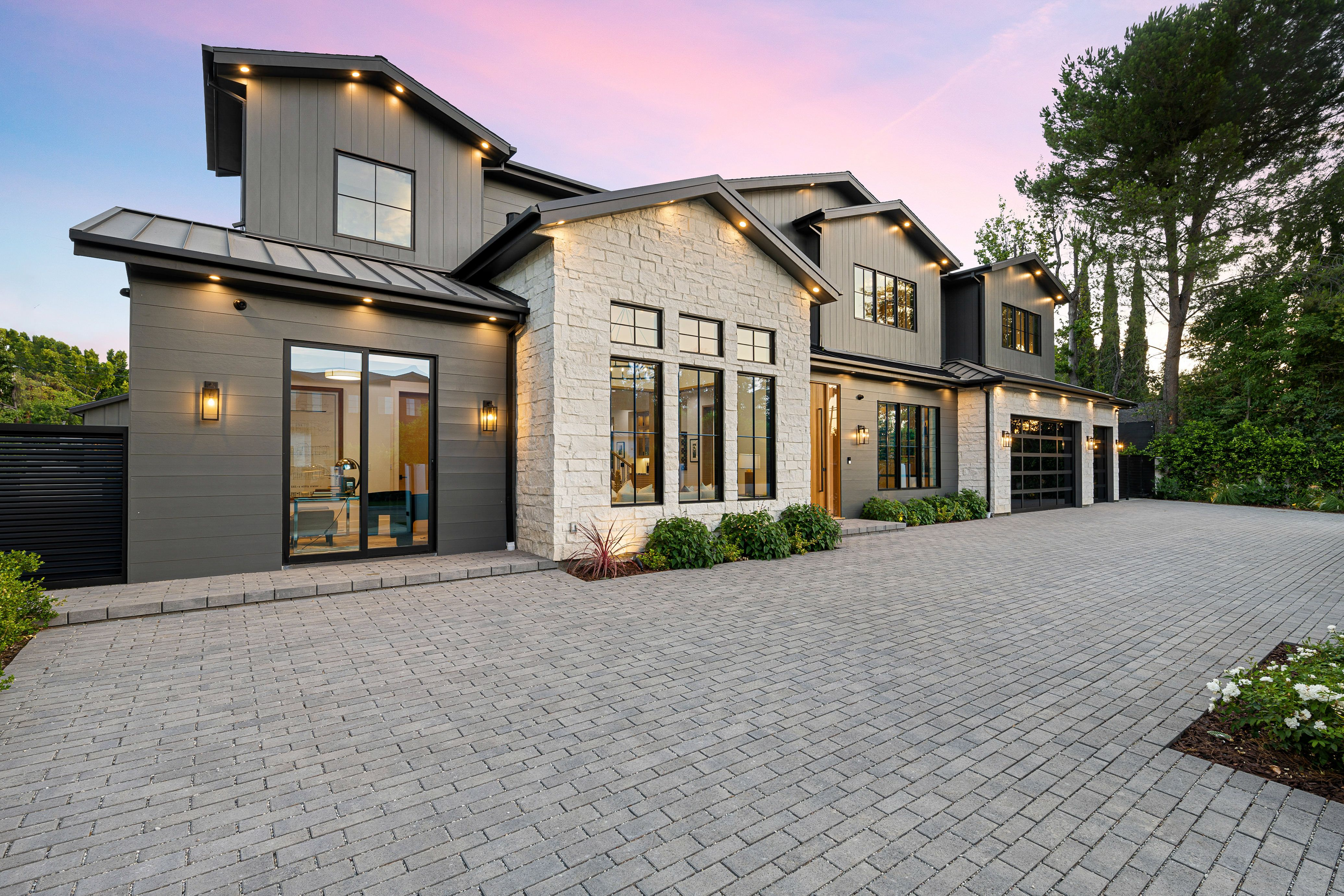 Modern farmhouse exterior showcasing pre-listing improvements and curb appeal