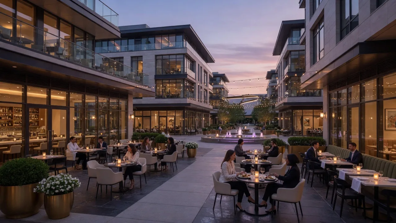 North Hills / Midtown dining and entertainment district in Raleigh
