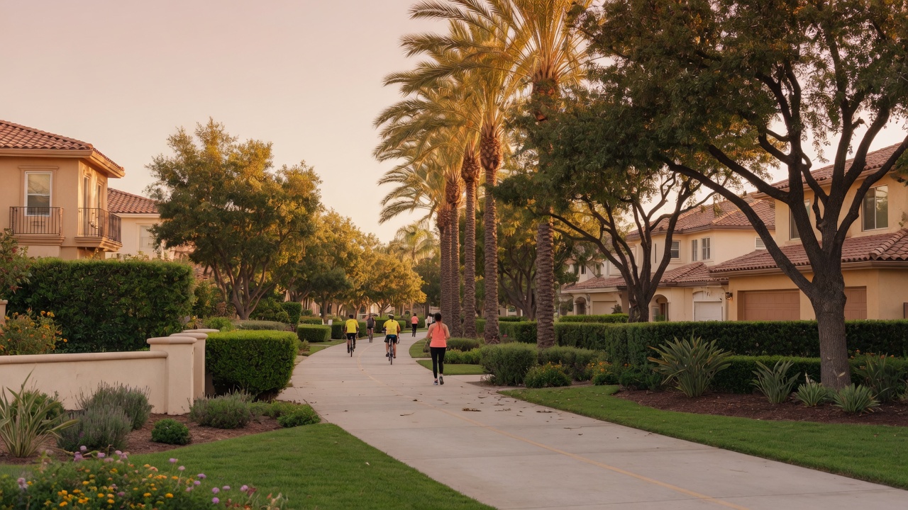 Residential neighborhood in Saugus, Santa Clarita Valley