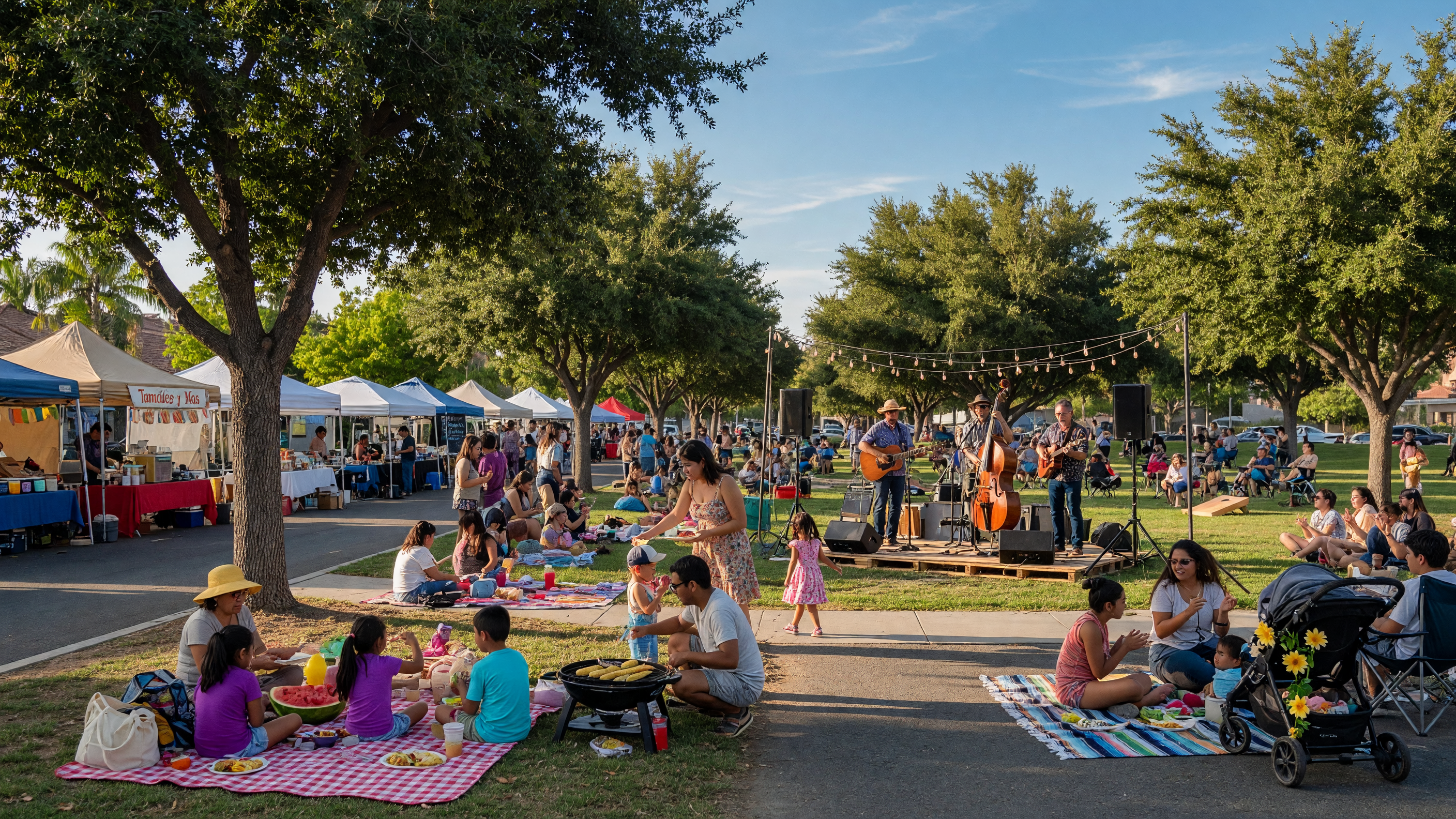 Vibrant weekend community gathering in Santa Clarita Valley
