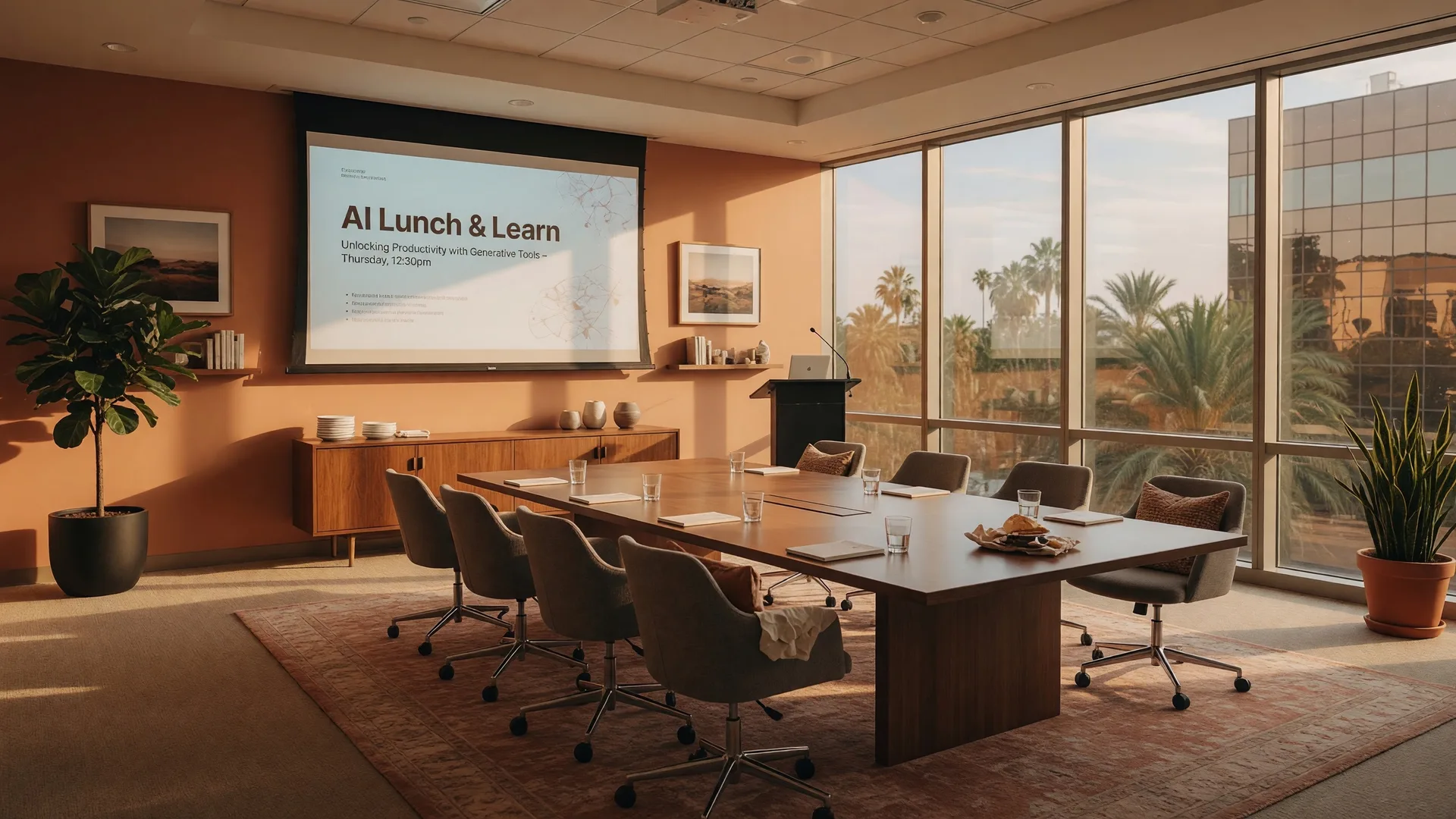 Women's Council of REALTORS San Fernando Valley AI Lunch & Learn event flyer featuring Sam Silver