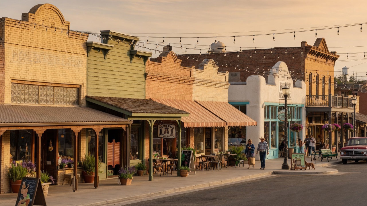 Historic Main Street in Old Town Newhall